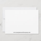 een vriendenuitnodiging zijn kaart (Achterkant)