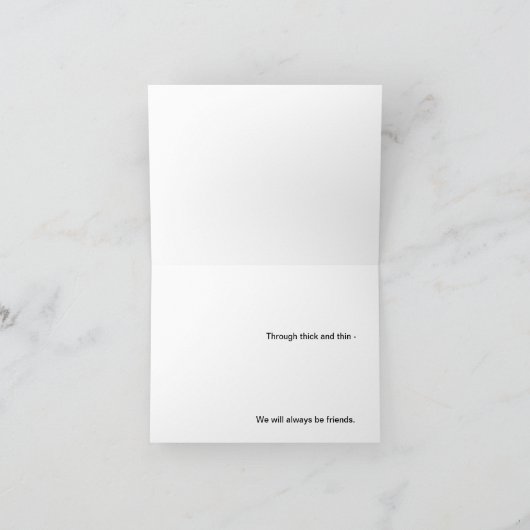 Een vriendschappelijke Kaart (Binnen)