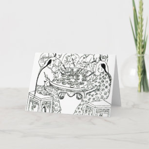 Een vriendschappelijke Maaltijd Kaart