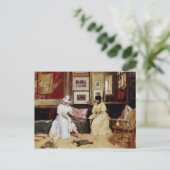 Een vriendschappelijke oproep briefkaart (Staand voorkant)