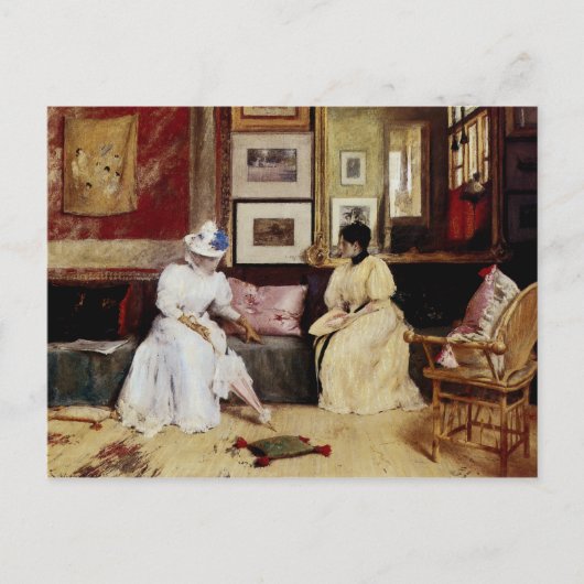 Een vriendschappelijke oproep briefkaart (Voorkant)