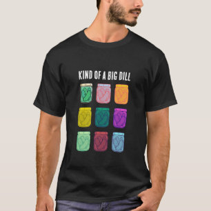 Een vrij grote augurk Grappige kleurrijke augurken T-shirt