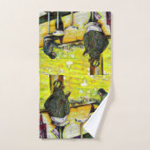 Een vrije dag van gekte bad handdoek (Handdoek)