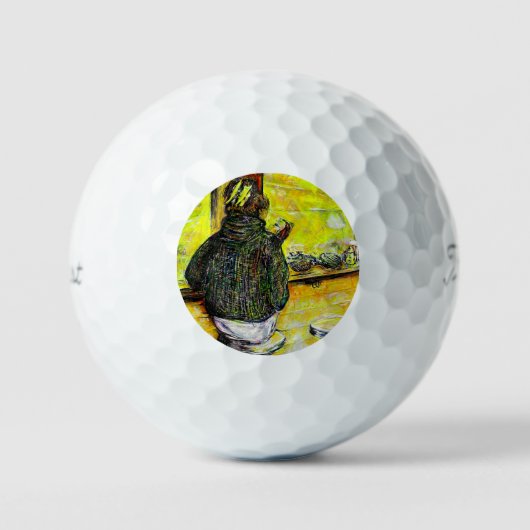 Een vrije dag van gekte golfballen (Voorkant)