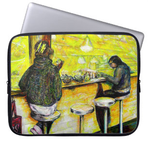 Een vrije dag van gekte laptop sleeve