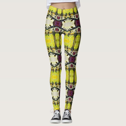 Een vrije dag van gekte leggings (Voorkant)