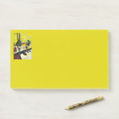 Een vrije dag van gekte post-it® notes (Op bureau)