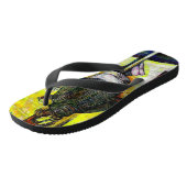 Een vrije dag van gekte teenslippers (Schuin)