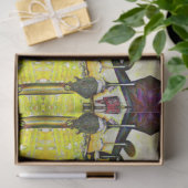 Een vrije dag van gekte tissuepapier (Geschenk)