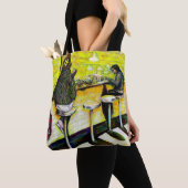 Een vrije dag van gekte tote bag (Dichtbij)