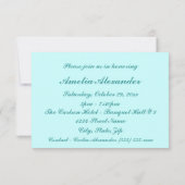 "Een Vrijgezellenfeest opdelen" — Bloem en keel Kaart (Achterkant)