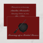 "Een Vrijgezellenfeest opdelen" met Broom en Cauld Kaart (Voorkant / Achterkant)