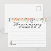 Een vrijgezellenfeest van een geheugengame delen briefkaart (Voorkant / Achterkant)