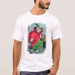 Een vroedvrouw die naar een arbeidsloon gaat, 1811 t-shirt