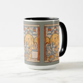 Een vroeg martelaarschap van St. Thomas Becket in  Mok (Voorkant rechts)