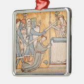 Een vroege martelaarschap van St. Thomas Becket in Metalen Ornament (Links)