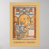 Een vroege martelaarschap van St. Thomas Becket in Poster (Voorkant)