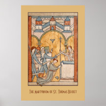 Een vroege martelaarschap van St. Thomas Becket in