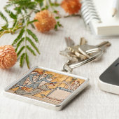 Een vroege martelaarschap van St. Thomas Becket in Sleutelhanger (Zijkant)