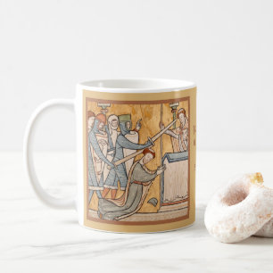 Een vroege marteldood van St. Thomas Becket in de  Koffiemok