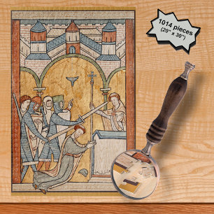 Een vroege marteldood van St. Thomas Becket in de Legpuzzel