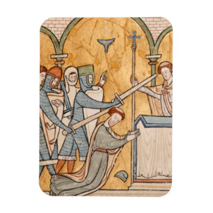 Een vroege marteldood van St. Thomas Becket in de Magneet