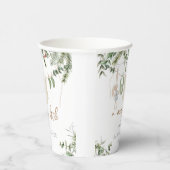 Een vrolijk beetje | Boho Girl Winter Baby shower Papieren Bekers (Rechts)