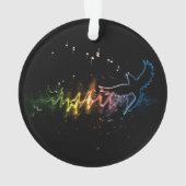 Een vrolijk geluid ornament (achterkant)