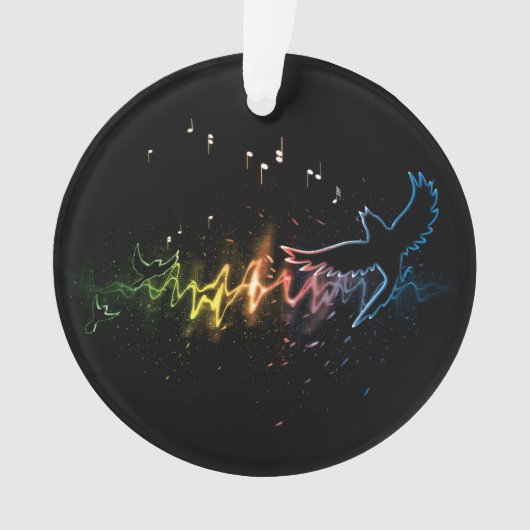 Een vrolijk geluid ornament (voorkant)