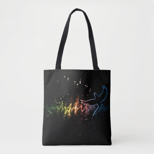 Een vrolijk geluid tote bag (Voorkant)