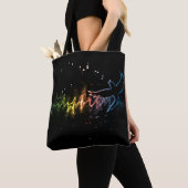 Een vrolijk geluid tote bag (Dichtbij)