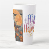 Een vrolijk Halloween Large Latte Mok ontwerp. (Voorkant)