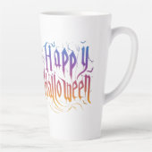 Een vrolijk Halloween Large Latte Mok ontwerp. (Rechts)