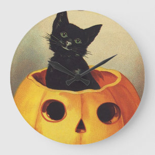 Een vrolijk Halloween van Ellen Clapsaddle, Vintag Grote Klok