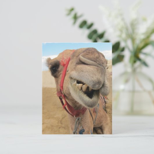 Een vrolijk kamp briefkaart (Staand voorkant)