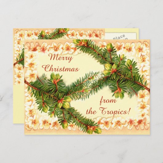 Een vrolijk kerst  Briefkaart (Voorkant / Achterkant)