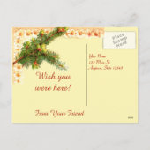 Een vrolijk kerst  Briefkaart (Achterkant)