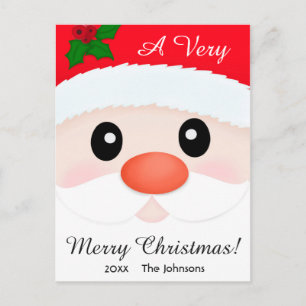 Een vrolijk kerst briefkaart Prettige feestdagen