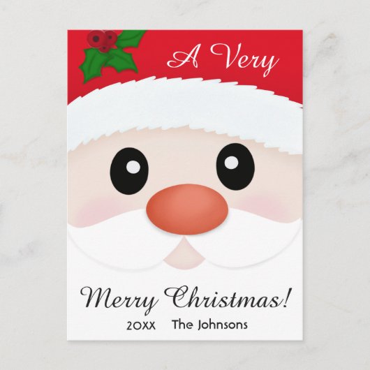 Een vrolijk kerst briefkaart Prettige feestdagen (Voorkant)