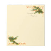 Een vrolijk kerst  Notitieblok (Voorkant)