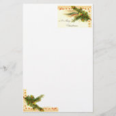 Een vrolijk kerstbriefpapier briefpapier (Voorkant)