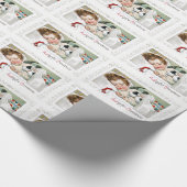 Een vrolijk kerstfeest cadeaupapier (Hoek)