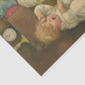 Een vrolijk kerstfeest door Ellen Clapsaddle Tissuepapier (Detail)