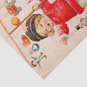 Een vrolijk kerstfeest door Ellen Clapsaddle Tissuepapier (Detail)