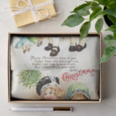 Een vrolijk kerstfeest door Ellen Clapsaddle Tissuepapier (Geschenk)