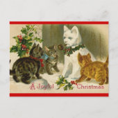 Een vrolijk kerstfeest en een gelukkig en gezond n feestdagenkaart (Voorkant)