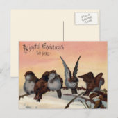 Een vrolijk kerstfeest feestdagenkaart (Voorkant / Achterkant)