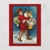 "Een vrolijk kerstfeest" Feestdagenkaart (Voorkant)