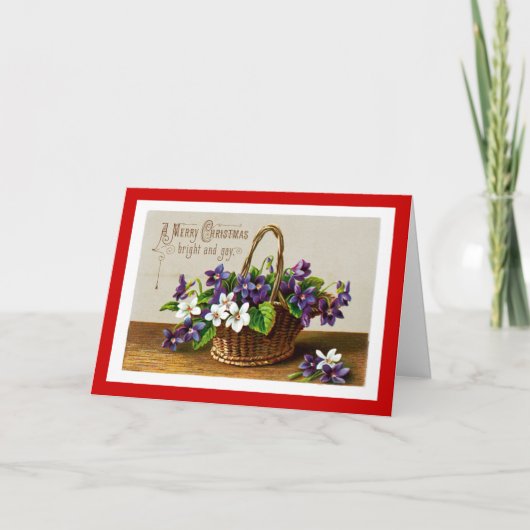 Een vrolijk kerstfeest, helder en gay feestdagen kaart (Voorkant)