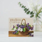 Een vrolijk kerstfeest, helder en gay feestdagenkaart (Staand voorkant)